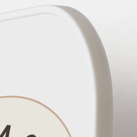 Custom Pickleball Paddle - Weiß (Linke Seite)