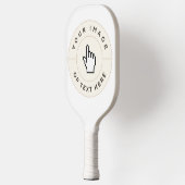 Custom Pickleball Paddle - Weiß (Links)