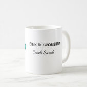 Custom Pickleball Player Coffee Mug Kaffeetasse (VorderseiteRechts)