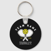 Custom Pickleball Team Schlüsselanhänger - Geschen (Rückseite)