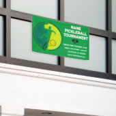 Custom Pickleball Turnier Meisterschaft Green Banner (Äußeres Gebäude)