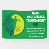 Custom Pickleball Turnier Meisterschaft Green Banner (Horizontal)