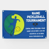 Custom Pickleball Turniermeisterschaft Blue Banner (Horizontal)