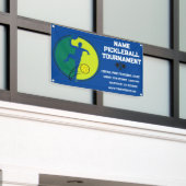 Custom Pickleball Turniermeisterschaft Blue Banner (Äußeres Gebäude)