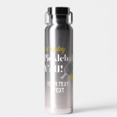 Custom Pickleball Water Bottle Personalized Name Trinkflasche (Vorne)