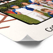 Custom Picture Baseball Coach Dankeschön Geschenk Poster (Ecke)