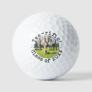 Custom Picture Class of 2026 Senior graduate Golfball
