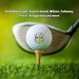 Custom Picture Class of 2026 Senior graduate Golfball