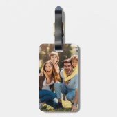 Custom Picture Double Sided Photo Create Your Own Gepäckanhänger (Rückseite vertikal)