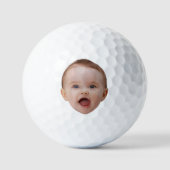 Custom Picture Face, Gift Vater, New Dad Baby Golfball (Vorderseite)