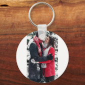 Custom Picture Keychain, Personalized Text Schlüsselanhänger (Rückseite)