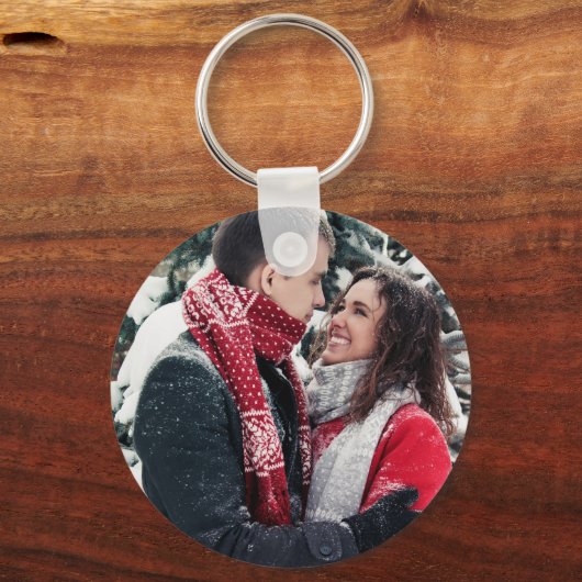 Custom Picture Keychain, Personalized Text Schlüsselanhänger (Vorderseite)