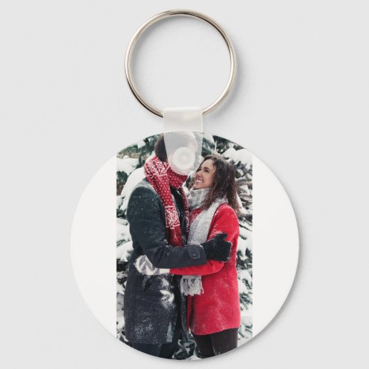 Custom Picture Keychain, Personalized Text Schlüsselanhänger (Rückseite)