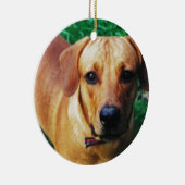 Custom Picture Personalized 2 Sided Foto Keramik Ornament (Rechts)