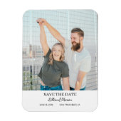 Custom Picture Save the Date fridge magnet (Vertikal)
