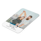 Custom Picture Save the Date fridge magnet (Linke Seite)