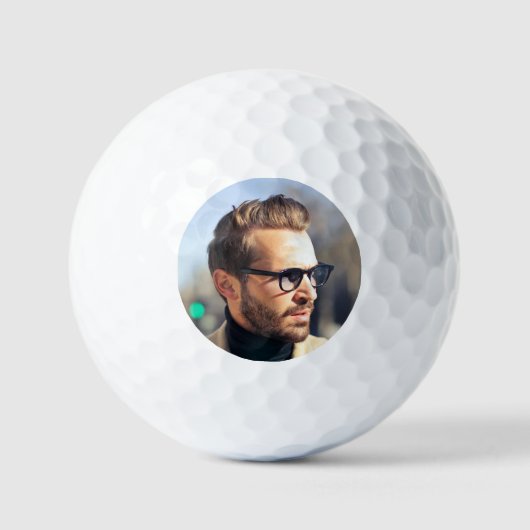 Custom Picture Simple Golf Balls Golfball (Vorderseite)