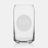 Custom Pilot Aviation School Abschluss Elegant Dosenglas (Rückseite)