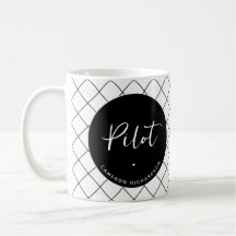 Custom Pilot Aviation School Abschluss Elegant