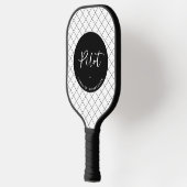 Custom Pilot Aviation School Abschluss Elegant Pickleball Schläger (Links)
