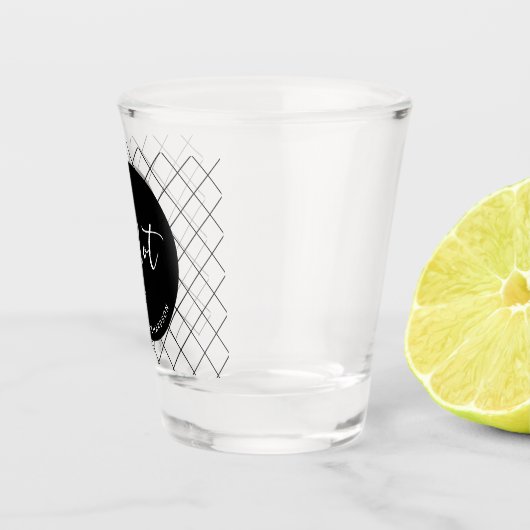 Custom Pilot Aviation School Abschluss Elegant Schnapsglas (Rechts)