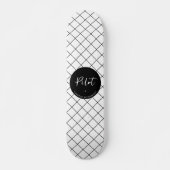Custom Pilot Aviation School Abschluss Elegant Skateboard (Vorne)