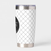Custom Pilot Aviation School Abschluss Elegant Thermobecher (Rückseite)