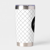 Custom Pilot Aviation School Abschluss Elegant Thermobecher (Vorderseite)