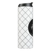 Custom Pilot Aviation School Abschluss Elegant Thermosbecher (Nach links gedreht)