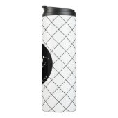 Custom Pilot Aviation School Abschluss Elegant Thermosbecher (Nach rechts gedreht)