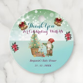 Custom Pine Star Baby Dusche Geschenkanhänger