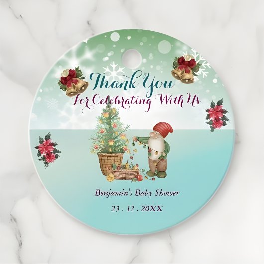 Custom Pine Star Baby Dusche Geschenkanhänger