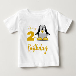 Custom Pinguin Birthday T - Shirt