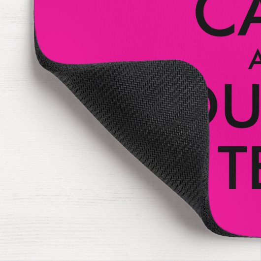 Custom pink and black keep calm mouse pad gift mousepad (Ecke)