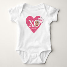 Custom pink Baby Girl My 1. valentine's!