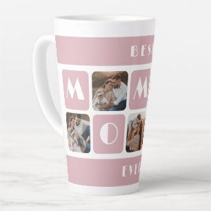 Custom Pink Best Mommy Ever Foto Latte Tasse