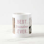 Custom Pink Best Oma Ever 2 Foto Tasse (Mittel)