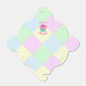 Custom Pink Birthday Cupcake Geschenkschachtel (Ungefaltet)