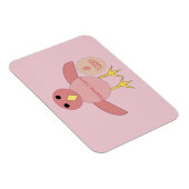 Custom Pink Birthday Girl Chick Magnet (Rechte Seite)