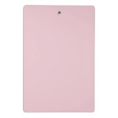 Custom Pink Birthday Girl Chick Mini Clipboard Klemmbrett (Rückseite)