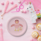 Custom Pink Birthday Girl Chick Paper Party Teller (Party)