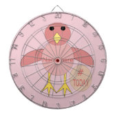 Custom Pink Birthday Girl Dartscheibe (vorne)