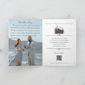 Custom Pink Book - Themed Wedding Einladung (Innenseite)