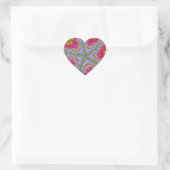 Custom Pink Cactus Starfish Heart Stickers (Tasche)