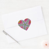 Custom Pink Cactus Starfish Heart Stickers (Umschlag)