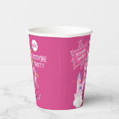 Custom Pink Castle und Princess Pappbecher (Rechts)