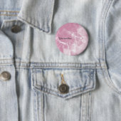 Custom pink crystal badge button (Beispiel)