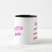 Custom Pink Doll Veterinary Girl Tasse (Zentrum)