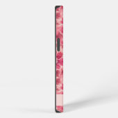 Custom Pink Floral Coquette iPhone Hülle (Rechte Seite)