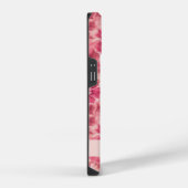 Custom Pink Floral Coquette iPhone Hülle (Rechte Seite)
